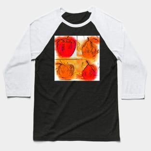 Four Corners Of Apples And Pears Baseball T-Shirt